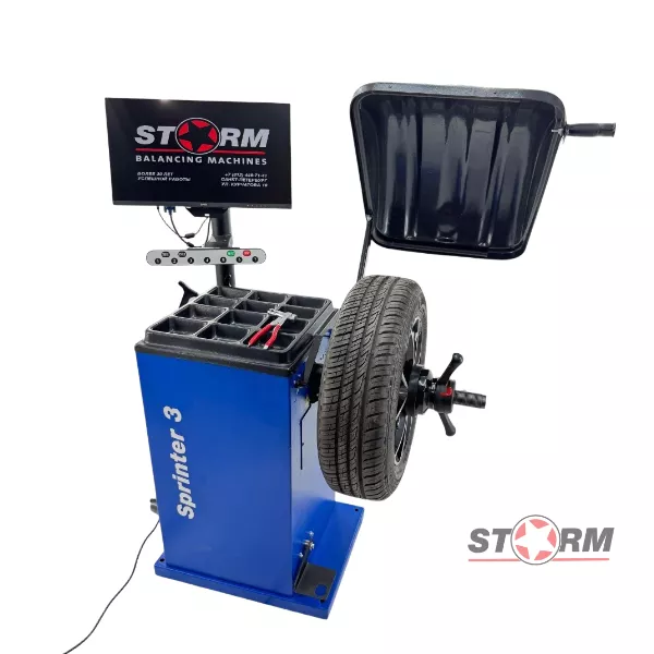 Балансировочный стенд для колес легковых автомобилей Sprinter 3