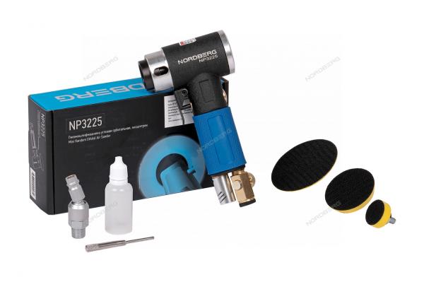 Пневмошлифмашинка угловая орбитальная, эксцентрик, диам. 75 мм NP3225 Пневмошлифмашинка угловая орбитальная, эксцентрик, диам. 75 мм NP3225