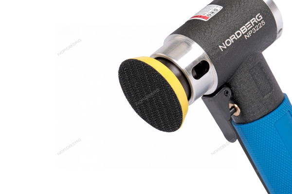 Пневмошлифмашинка угловая орбитальная, эксцентрик, диам. 75 мм NP3225 Пневмошлифмашинка угловая орбитальная, эксцентрик, диам. 75 мм NP3225