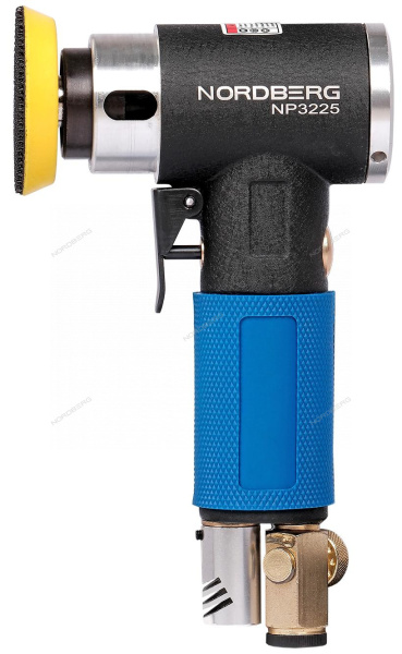 Пневмошлифмашинка угловая орбитальная, эксцентрик, диам. 75 мм NP3225 Пневмошлифмашинка угловая орбитальная, эксцентрик, диам. 75 мм NP3225