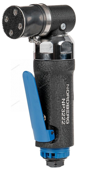 Пневмошлифмашинка угловая орбитальная, эксцентрик 1,5 мм, диам. 30 мм NP3222 Пневмошлифмашинка угловая орбитальная, эксцентрик 1,5 мм, диам. 30 мм NP3222