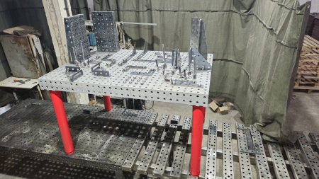 Сварочный 3D стол 2000х1000х100 8 мм (шаг 50х50)