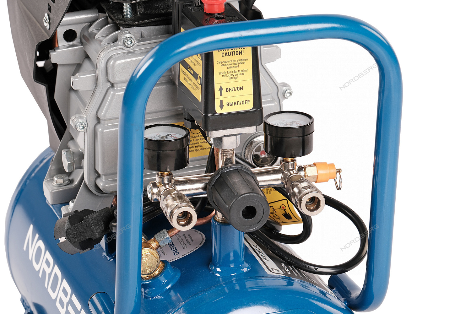 Компрессор поршневой, 220 В, ресивер 24 л, 240 л/мин NCE25/241