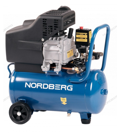 Компрессор поршневой, 220 В, ресивер 24 л, 240 л/мин NCE25/241