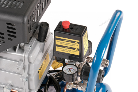 Компрессор поршневой, 220 В, ресивер 24 л, 240 л/мин NCE25/241